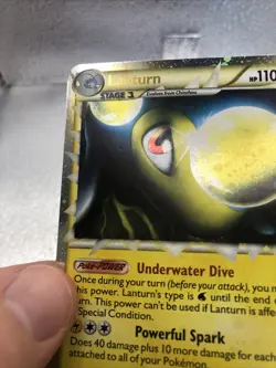 Lanturn (Prime) 86/95 Unleashed Holo *MISCUT* Heart Gold Soul Silver Pokemon - Image 3