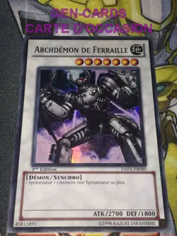 CARTE Yu Gi Oh ARCHDEMON DE FERRAILLE DREV-FR000 1ere edition - Image 1