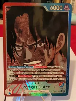 Portgas.D.Ace (002) (Alternate Art) - Carrying On His Will (OP13) English Leader - Image 1
