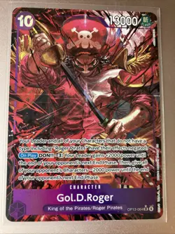One CCG Gol D. Roger OP13-064 SR Alt Art Carrying On His Will - Image 1