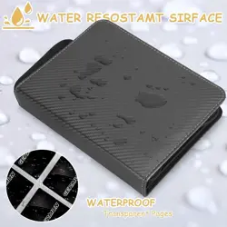 4 pocket card binder premium zip trading card binder 400 double sided pocket - Image 4