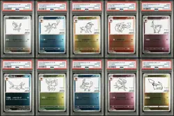 PSA 10 Yu Nagaba Eeveelution & Pikachu Set 062-070/SV-P Pokemon Card Japanese - Image 1
