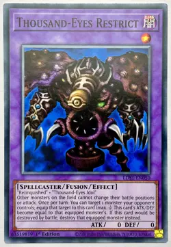 LDS1-EN050 Thousand-Eyes Restrict- Common 1st Edition Near Mint YuGiOh Card - Image 1