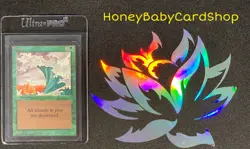 MTG Limited Edition Alpha 1993 Tsunami MP Card LEA Uncommon Set Old School 93/94 742818060004 - Image 1