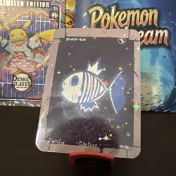 Pokederp Halloween X-ray Dafish Holo Magikarp 19/36 Custom Derpy Card - Image 2