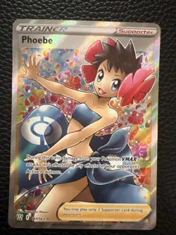 Phoebe Full Art Holo Card 161/163SWSH05: Battle Styles NM Condition - Image 1