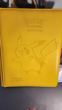 Pokemon Pikachu Ultra Pro Binder 360 Cards 9 Pocket Side Loading - Image 1