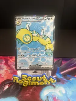 Dudunsparce ex Full Art 178/159 Sv09: Journey Together Holo Pokemon Card - Image 1
