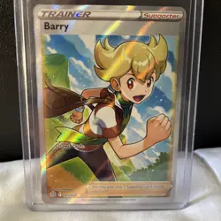Pokemon TCG Barry Brilliant Stars Holo Ultra Rare Card 167/172 - Image 2