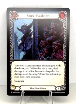 ~ Sense Weakness (Blue) ~ NM ~ Compendium of Rathe ~ FAB - Image 1