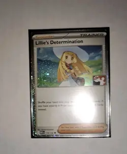 Lillie's Determination Holo Pokemon Prize Pack Series 8 Promo Pokemon Card NM/LP - Image 1