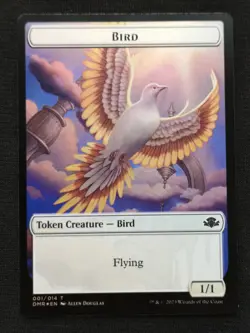 Zombie / Bird Token - Foil - Dominaria Remastered - NM - EN - 005/001 - Image 2