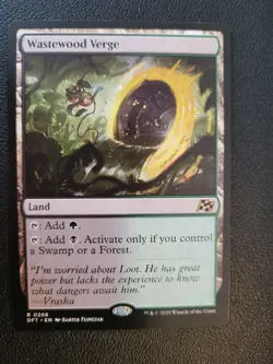 MTG Magic the Gathering Wastewood Verge (268/568) Aetherdrift NM - Image 1