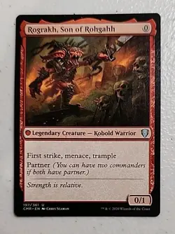Rograkh, Son of Rohgahh Commander Legends Regular MTG - Image 1