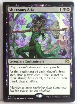 Mornsong Aria [New, Near Mint] Rare MTG {Lorwyn Eclipsed} - Image 1