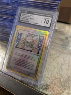 (POP 5) CGC 10 GEM MINT Pokemon Reverse Holo Lanette's Net Search 87/100 - Image 2