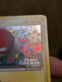 REVERSE HOLO - Voltorb 80/109 EX Team Rocket Returns Pokemon LP to MP - Image 5