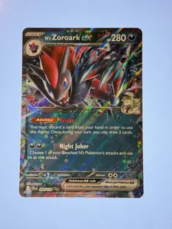 N's Zoroark ex 098/159 Double Rare Journey Together Pokemon NM - Image 1