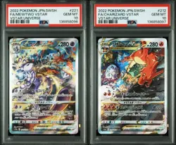 PSA 10 Charizard Mewtwo SAR Set 212-221/172 S12a VSTAR Universe Pokemon Japanese - Image 1