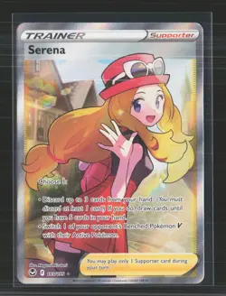 Pokemon 2022 Silver Tempest Serena SR FA #193/195 - Image 1