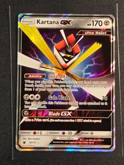 Kartana GX 70/111 SM Crimson Invasion Holo LP Pokemon TCG - Image 1