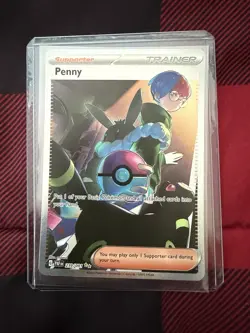 Penny SV: Paldean Fates 239/091 Holo Full Art Ultra Rare Pokemon TCG English - Image 2