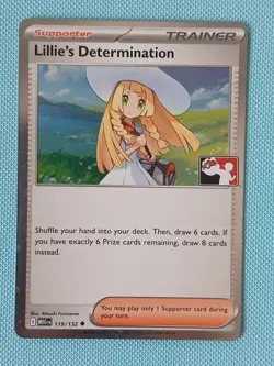 Pokemon TCG Lillie’s Determination Mega Evolution 119/132 play pack S8 holo - Image 1