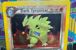 RAW Dark Tyranitar 11 1st Edition Good Holo Pokemon Neo Destiny - Image 3