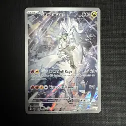 Pokemon TCG N's Reshiram Holo Foil IR 167/159 SV09 Journey Together - Image 1