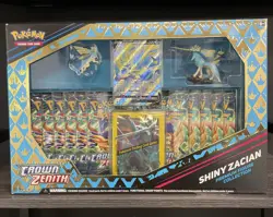 Pokemon TCG Crown Zenith Shiny Zacian Premium Figure Collection -New Sealed - Image 2