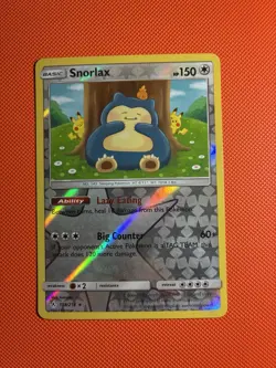 Pokemon English Snorlax 158/214 Sm-Unbroken Bonds Reverse Holo PACK FRESH MINT! - Image 1