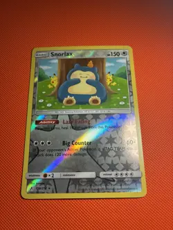 Pokemon English Snorlax 158/214 Sm-Unbroken Bonds Reverse Holo PACK FRESH MINT! - Image 2