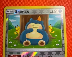 Pokemon English Snorlax 158/214 Sm-Unbroken Bonds Reverse Holo PACK FRESH MINT! - Image 4