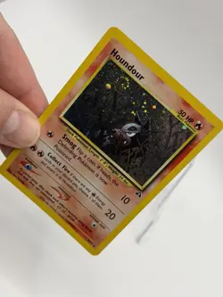 Houndour - 5/75 - Holo - Unlimited Edition - MP+ Pokemon Neo Discovery - SWIRL - Image 3