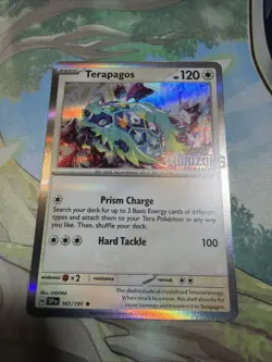 Terapagos - 161/191 Holo Horizons Stamp | Pokemon GameStop Promo - Image 3