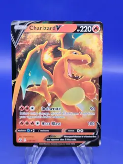 Charizard V 018/159 Holo Ultra Rare Crown Zenith Pokemon TCG WITH TOP LOADER - Image 1