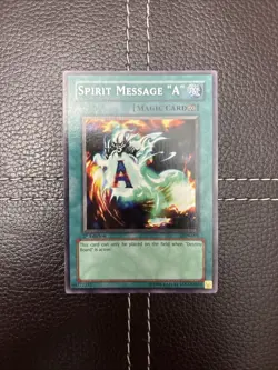 Yu-Gi-Oh! Spirit Message "A" - LON-091 - 1st Edition - LP Rare - Image 1