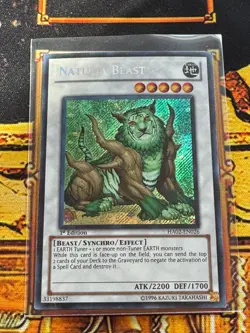 Secret Rare Naturia Beast HA02-EN026 Hidden Arsenal 2 1st Edition | lp - Image 1