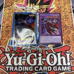 Yugioh - Dark Magician of Destruction MZMU-EN011 1st Ed SECRET + Field Center - Image 1
