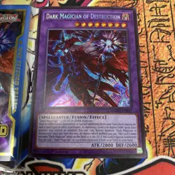 Yugioh - Dark Magician of Destruction MZMU-EN011 1st Ed SECRET + Field Center - Image 2