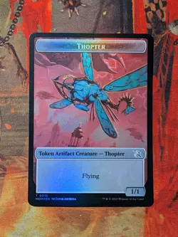MTG Card: Thopter -- Spirit Token (March Machine: Aftermath) FOIL - Image 1