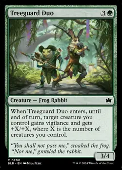 Treeguard Duo - Bloomburrow #0200 MTG Magic The Gathering - Image 1
