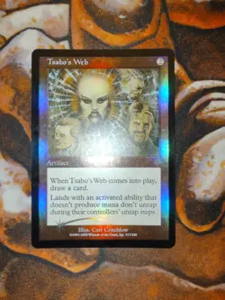 FOIL Tsabo's Web Invasion INV MTG Magic the Gathering 1st Edition - Image 1