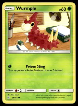 Wurmple- 24/214 - Pokemon - Image 1