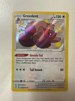Greedent SV100/SV122 Shining Fates Shiny Vault Holo Rare Pokemon TCG 2021 NM - Image 1
