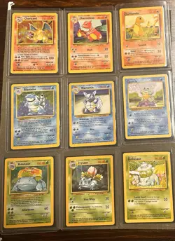 Charizard Blastoise Venusaur Evolution Line - Pokemon TCG - Base Set - Image 1