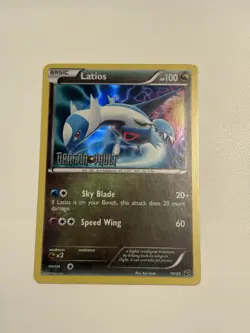 Latios 10/20 BW Dragon Vault Holo Rare Exclusive Promo Stamped Pokemon Card - Image 1