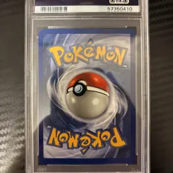 Hitmonchan 007/102 Base Set Unlimited Holo Pokemon PSA 8 - Image 3