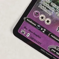 Espeon V SWSH201 Holo Ultra Rare Black Star Promo Pokemon TCG NM Ships FAST - Image 4