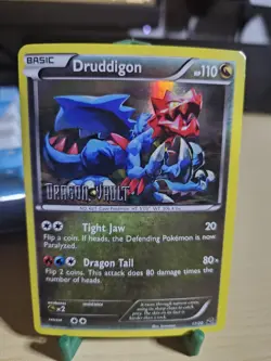 Druddigon 17/20 Dragon Vault Stamped Pokemon English Holofoil 2012 - Image 1